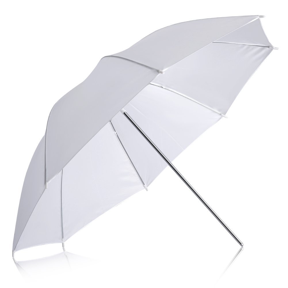 Photography Lighting Umbrella - ร่มกระจายแสงแบบพกพา ขนาด 20 นิ้ว สีขาว นุ่มนวล