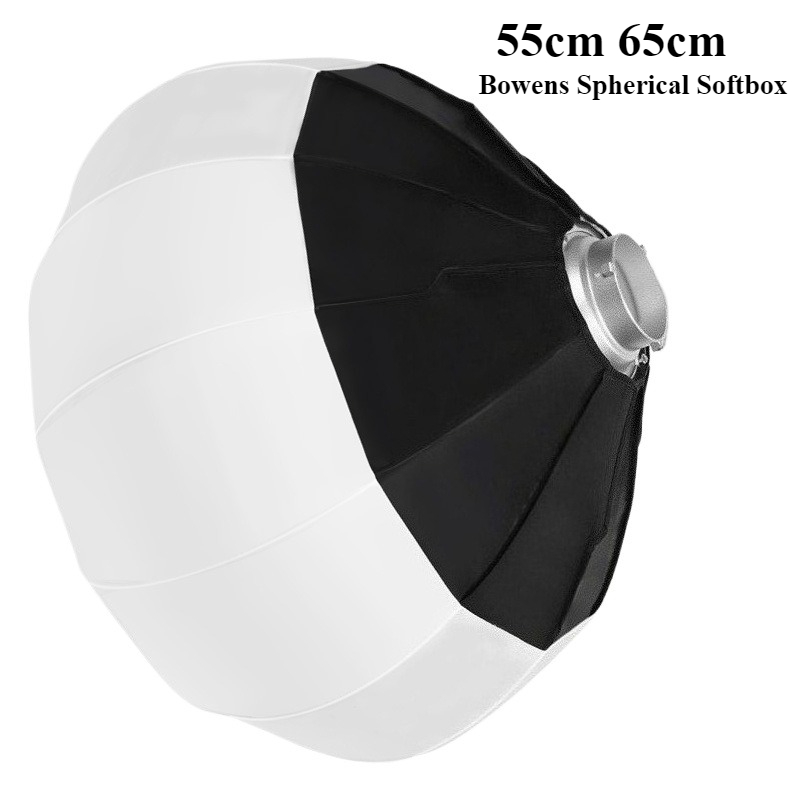 Photography Lighting Modifiers - โคมไฟทรงกลม 55 ซม. 65 ซม. ซอฟต์บ็อกซ์แบบปลดเร็ว
