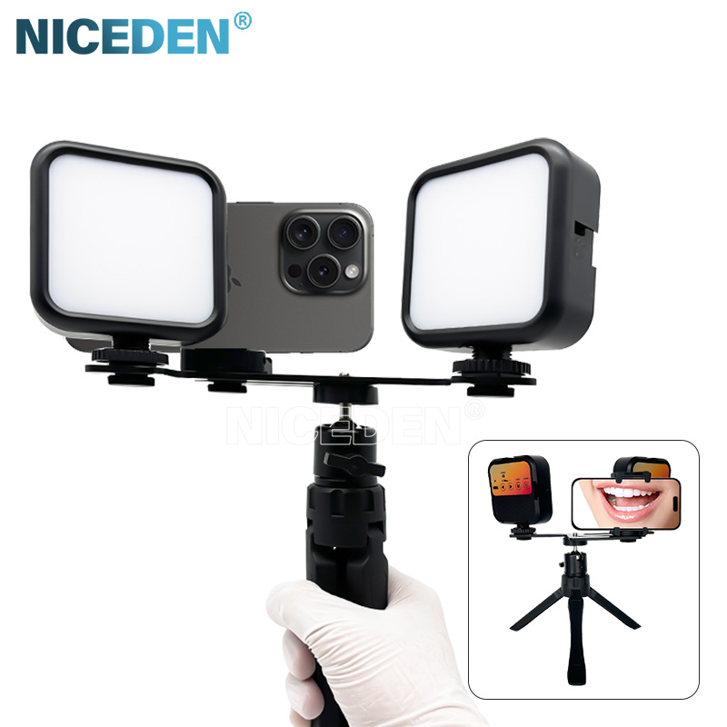 Photography Lighting Portable - อุปกรณ์ถ่ายภาพแบบพกพา Niceden Dental ไฟฉายแบบมือถือสำหรับการอุดฟัน ปรับความสว่างได้สำหรับทันตแพทย์