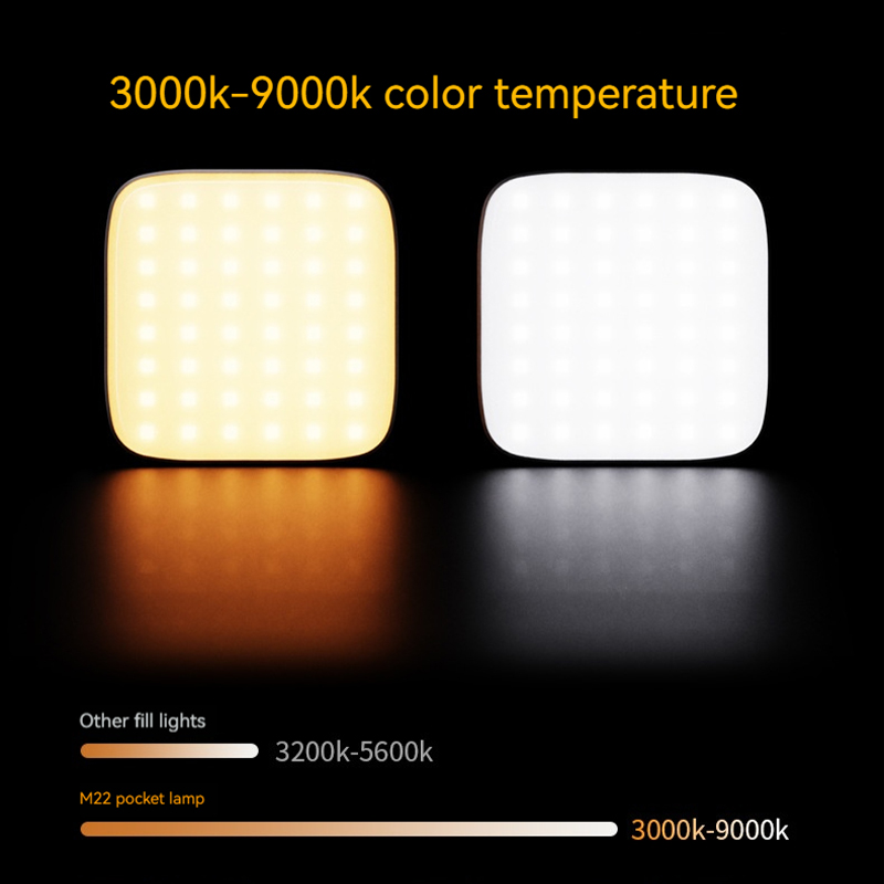 Photography Lighting Portable - มินิแม่เหล็ก RGB เติมแสงผู้ถือโทรศัพท์มือถือแบบพกพาการถ่ายภาพ Pocket Light Live