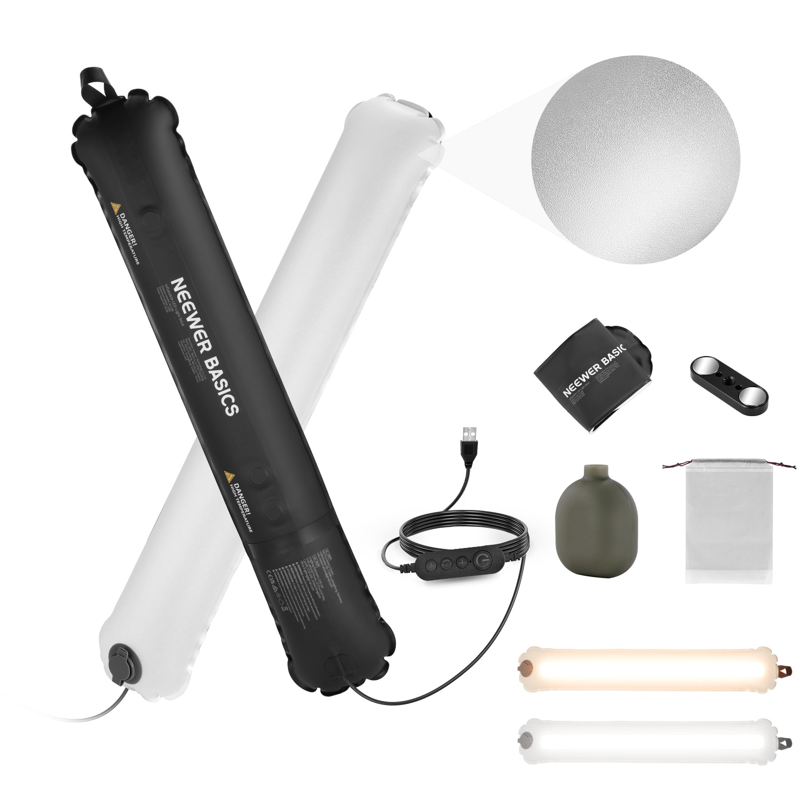 Photography Lighting For Outdoors - ไฟ LED พกพาแบบเป่าลม NEEWER BASICS 10W