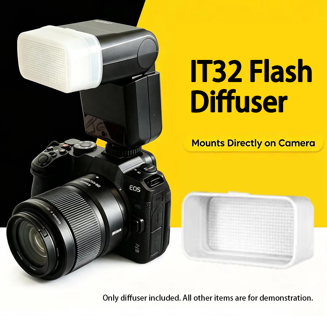 Photography Lighting Modifiers - ฝาครอบกระจายแสงแบบนุ่มสำหรับ Godox iT32 อุปกรณ์ปรับแสงแบบพกพา ฝาครอบป้องกันซอฟต์บ็อกซ์ อุปกรณ์เสริมสำหรับแฟลชถ่ายภาพ