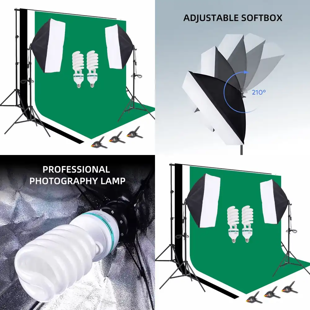 Photography Lighting Umbrella - ชุดอุปกรณ์สตูดิโอถ่ายภาพ 1 ชุด ขนาด 2.6*3 เมตร