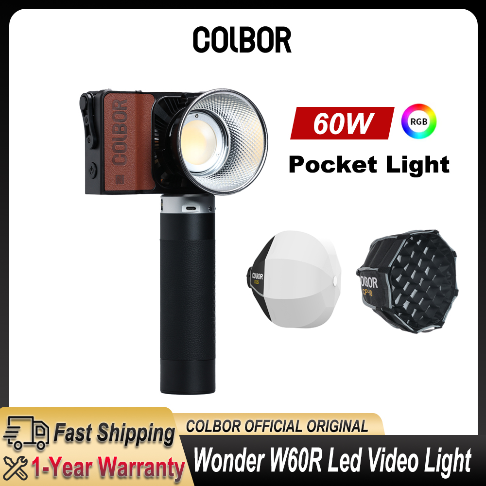 Photography Lighting For Outdoors - ไฟวิดีโอ LED RGB Colbor Wonder W60