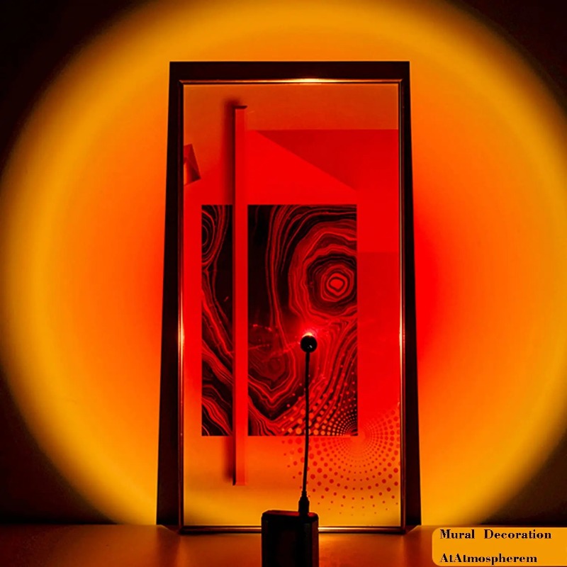 USB Sunset โคมไฟสายรุ้งบรรยากา - Photography Lighting Wall บทวิจารณ์และราคา