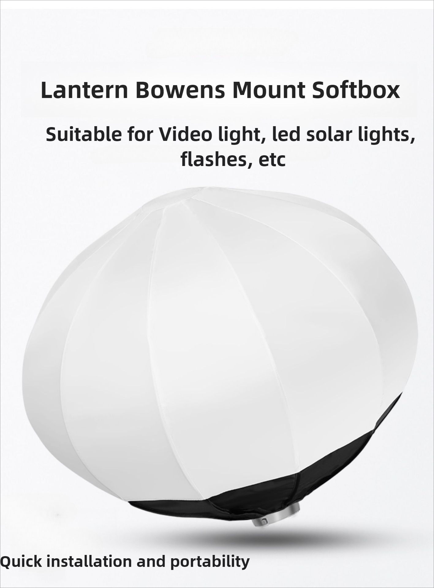 โคมไฟทรงกลม 55 ซม. 65 ซม. ซอฟต - Photography Lighting Modifiers บทวิจารณ์และราคา