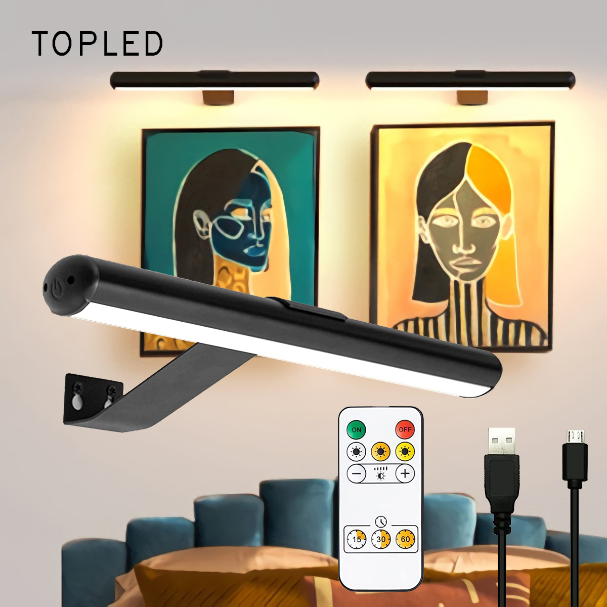 โคมไฟรูปภาพวาดแนวตั้งพร้อมรีโม - Photography Lighting Wall บทวิจารณ์และราคา