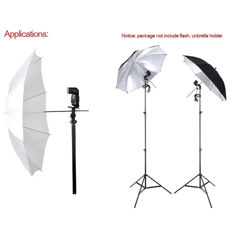 อุปกรณ์กระจายแสงแฟลชสะท้อนแสงส - Photography Lighting Umbrella บทวิจารณ์และราคา