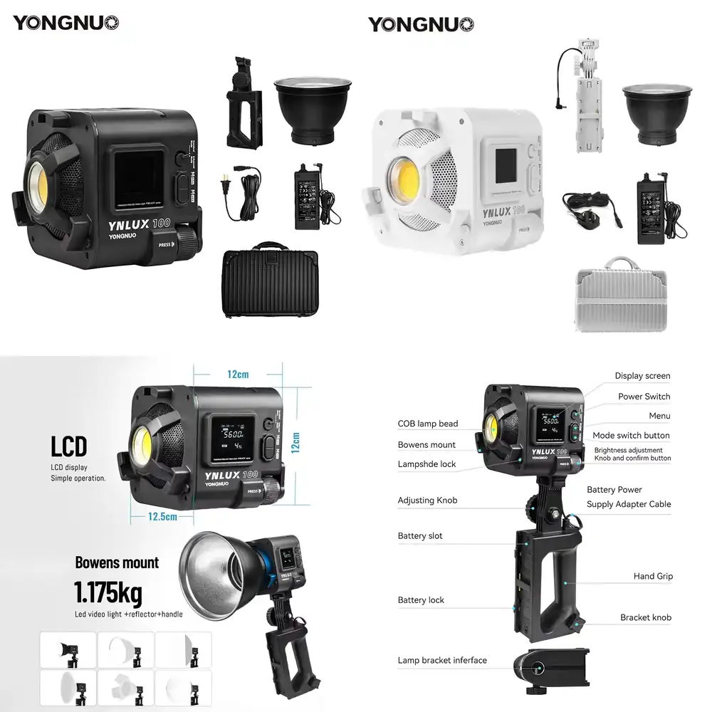 ไฟวิดีโอ LED แบบพกพา YONGNUO Y - Lighting In Photography บทวิจารณ์และราคา
