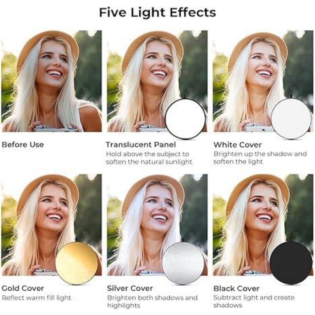 Huanyingbjb ตัวสะท้อนแสงแบบพกพ - Photography Lighting For Outdoors บทวิจารณ์และราคา