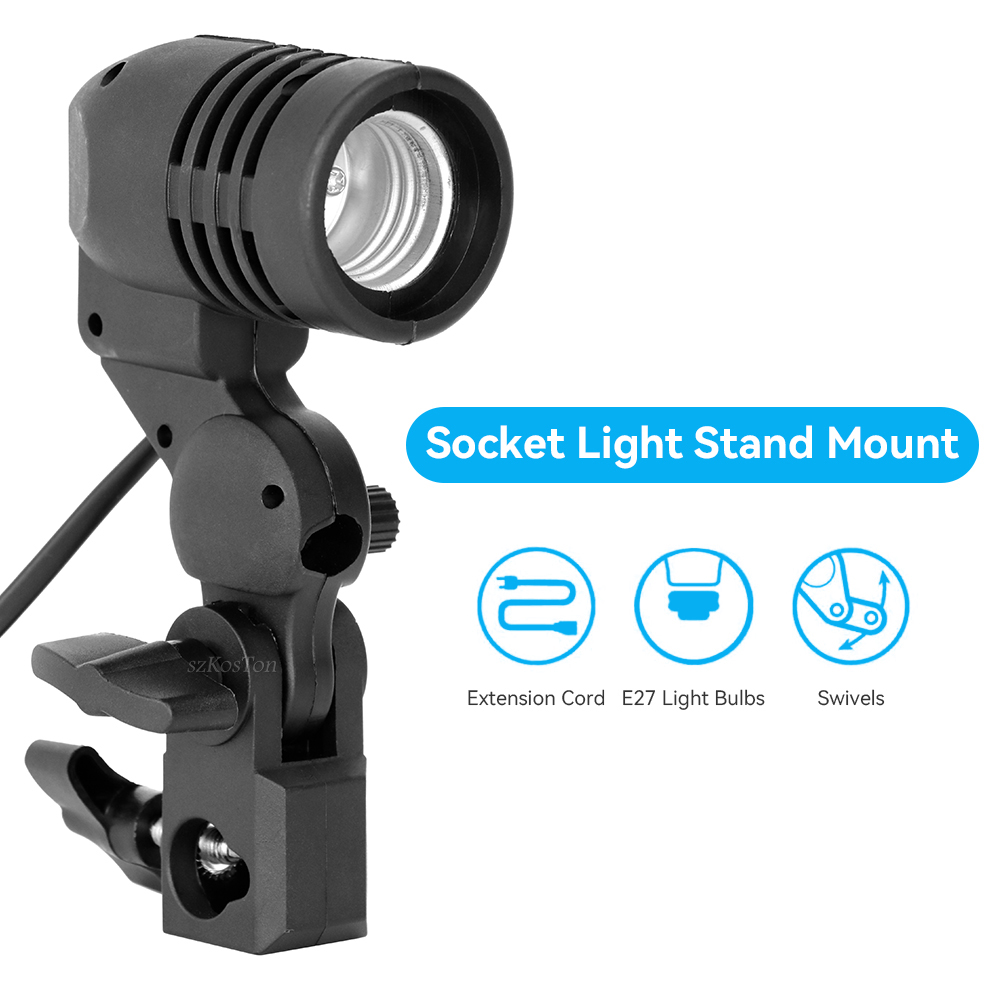 2ชิ้น/1ชิ้น E27เดี่ยวที่ตั้งหล - Photography Lighting Umbrella บทวิจารณ์และราคา