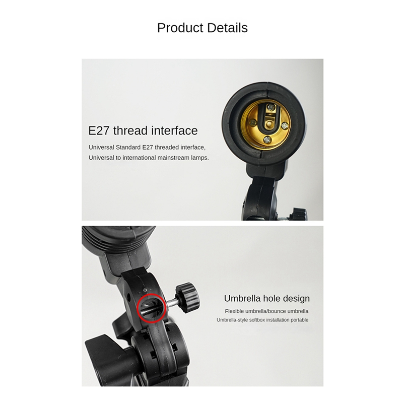 ไฟสตูดิโอถ่ายภาพ ขั้วหลอด E27  - Photography Lighting Umbrella บทวิจารณ์และราคา