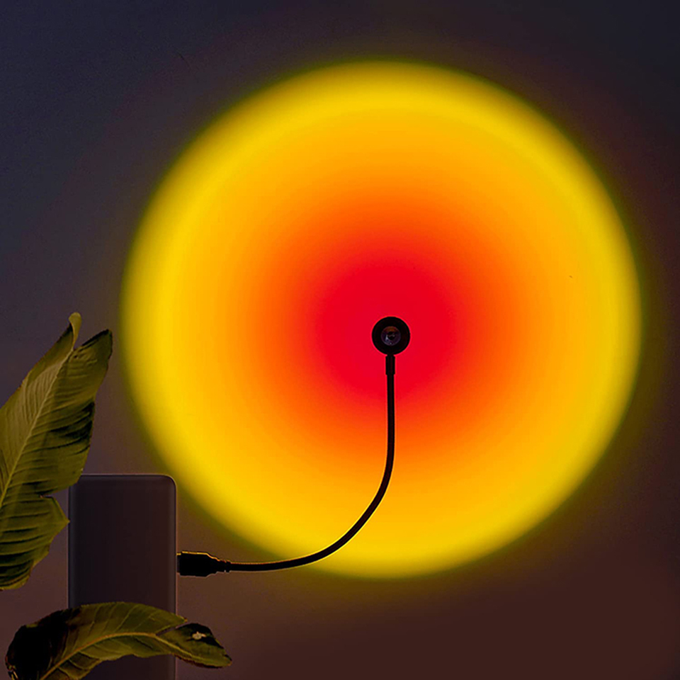 1x USB Sunset โคมไฟ LED Rainbo - Photography Lighting Wall บทวิจารณ์และราคา