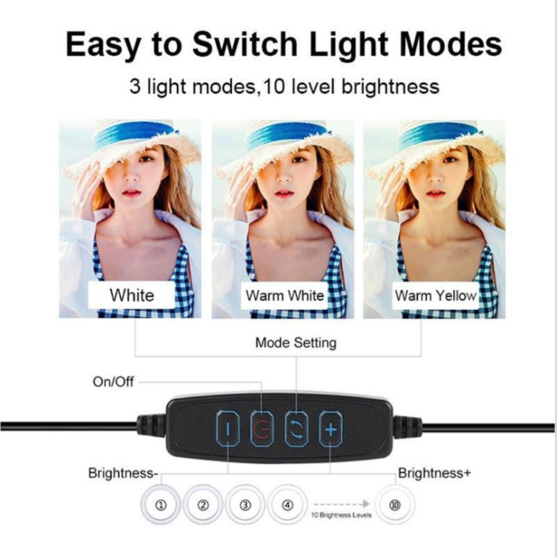 หรี่แสงได้ LED Ring Light Prof - Photography Lighting Wall บทวิจารณ์และราคา