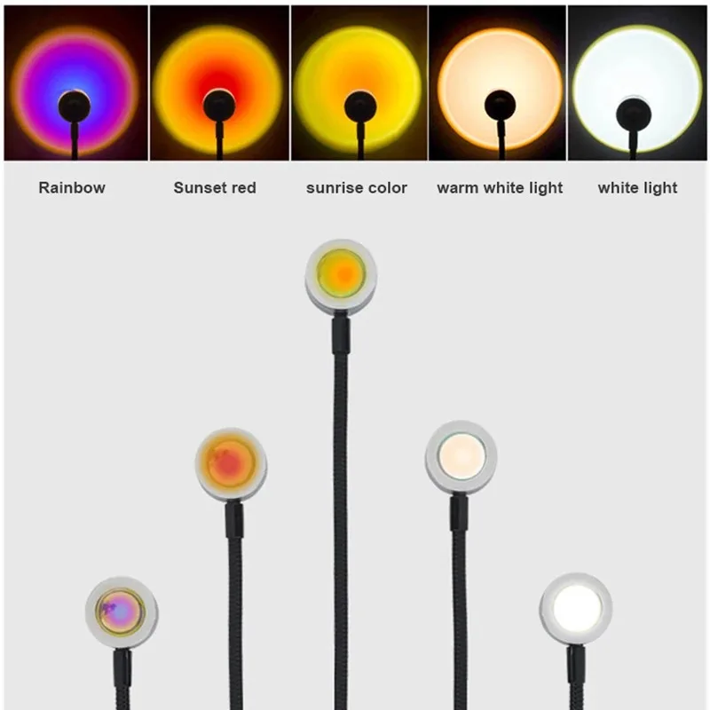 โคมไฟ USB Sunset Rainbow บรรยา - Photography Lighting Wall บทวิจารณ์และราคา