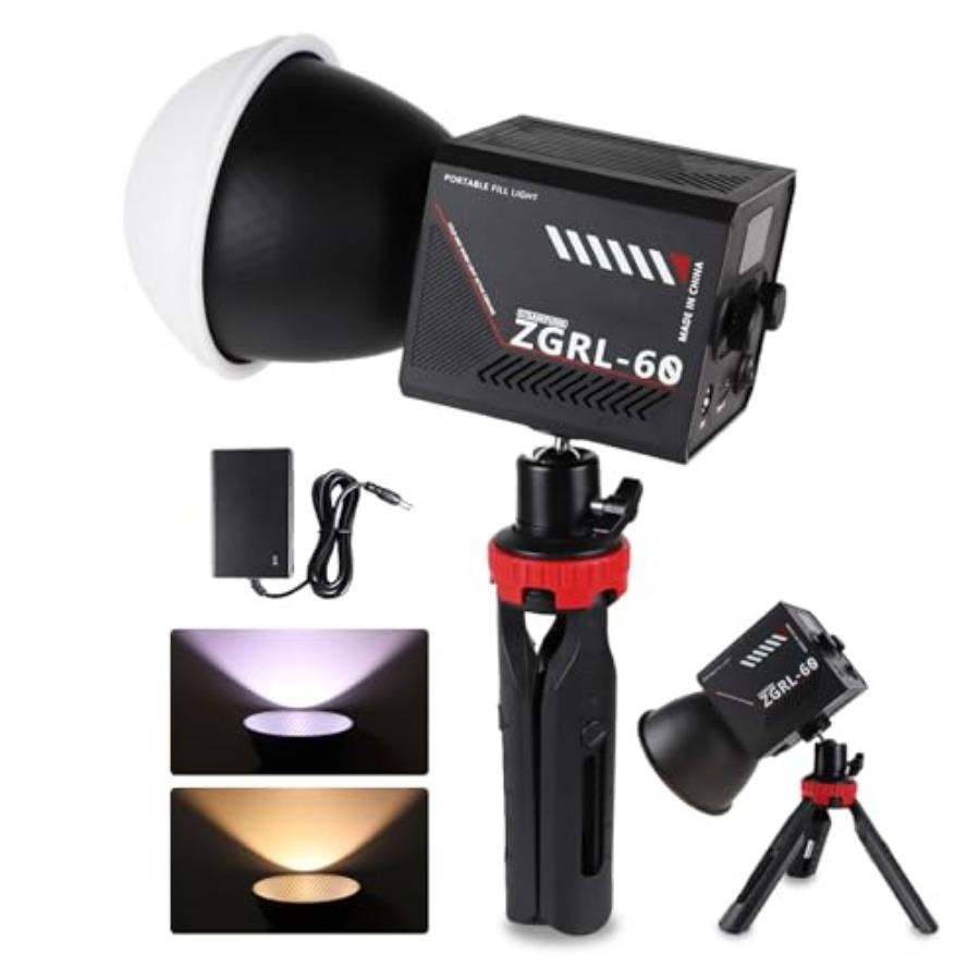 ไฟวิดีโอ LED COB 60W แบบพกพาพร - Photography Lighting Portable บทวิจารณ์และราคา