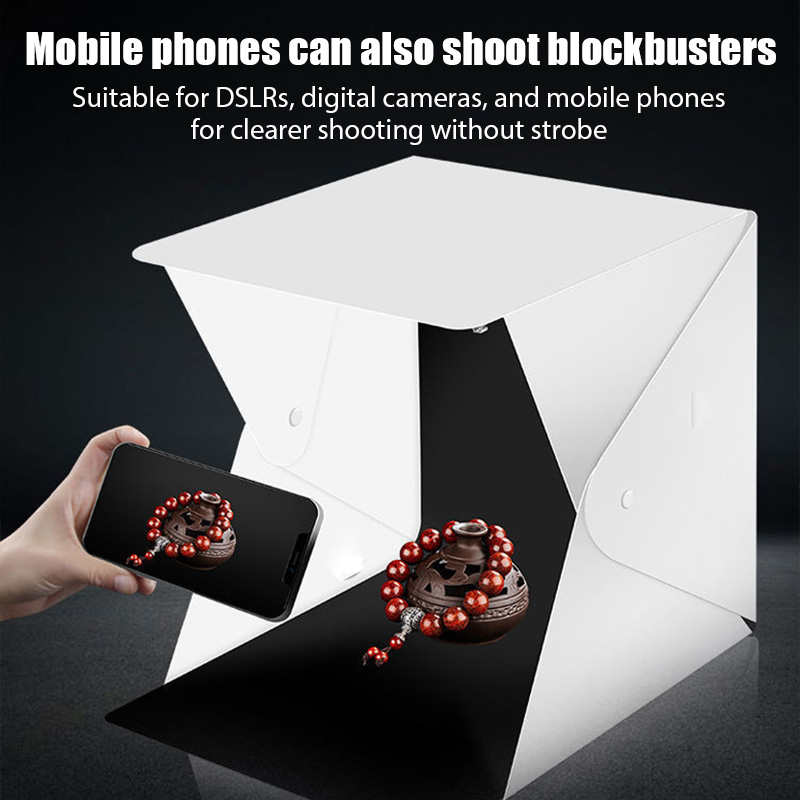 กล่องไฟพับได้แบบพกพาสำหรับถ่าย - Photography Lighting Kit บทวิจารณ์และราคา