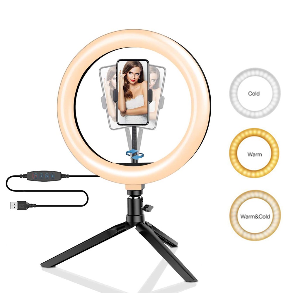 26 ซม.10 นิ้ว LED แหวน Selfie  - Photography Lighting Kit บทวิจารณ์และราคา