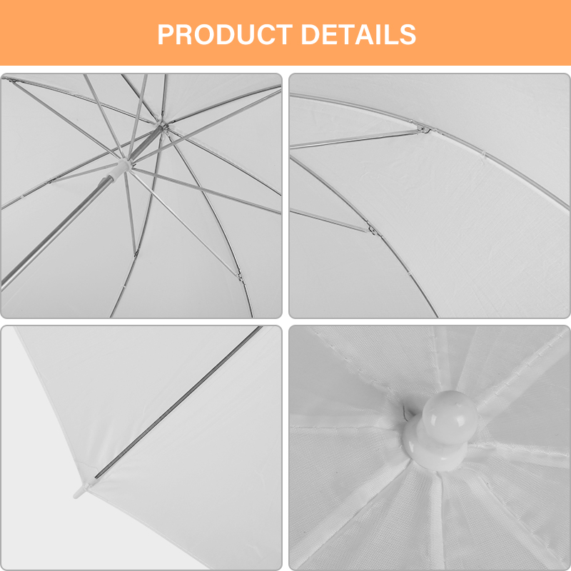 ร่มกระจายแสงสีขาวใสขนาด 76 * 8 - Photography Lighting Umbrella บทวิจารณ์และราคา