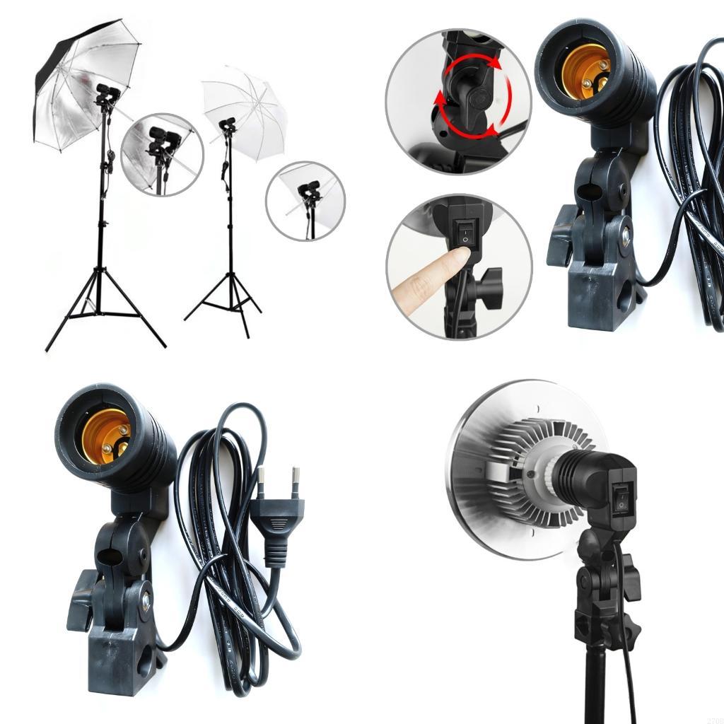 E27 Light Stand Umbrella Refle - Photography Lighting Umbrella บทวิจารณ์และราคา