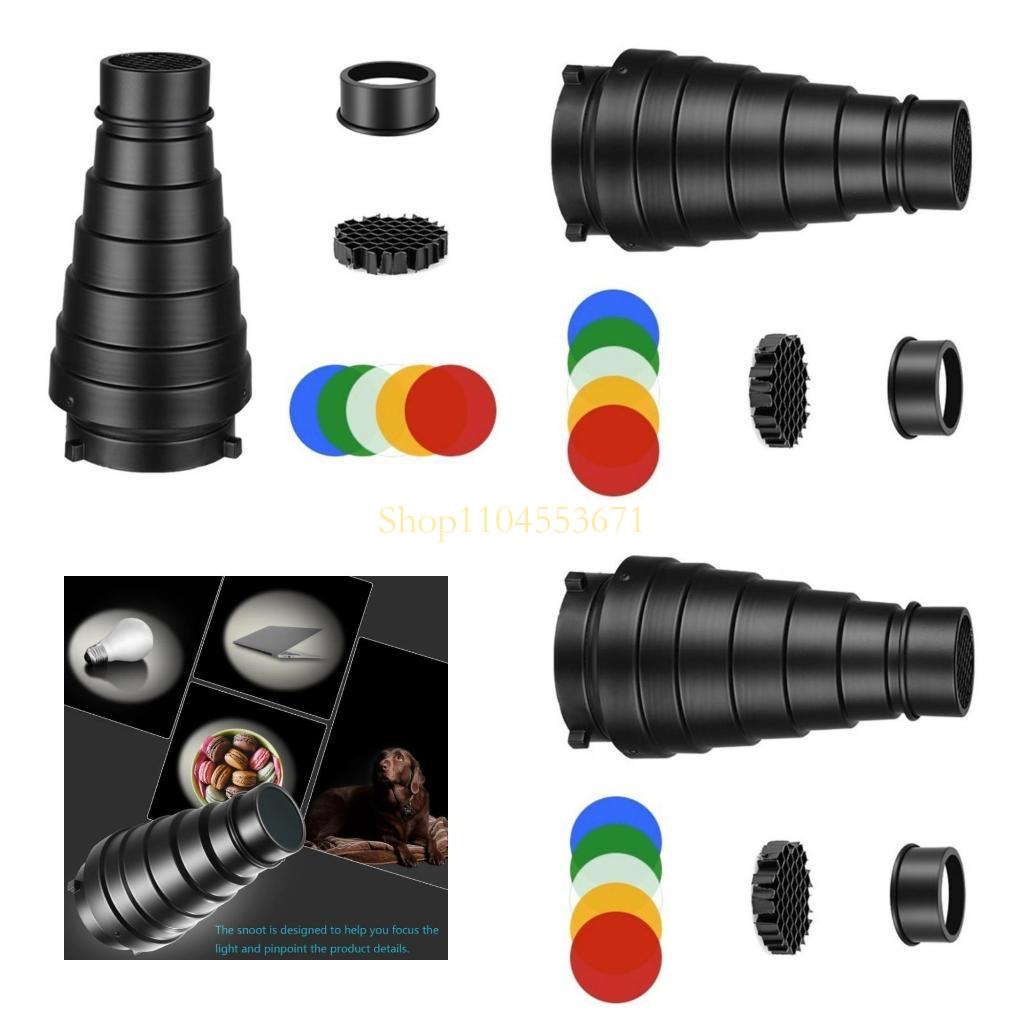 ชุด Snoot โลหะที่ขายดีที่สุดพร - Photography Lighting Modifiers บทวิจารณ์และราคา