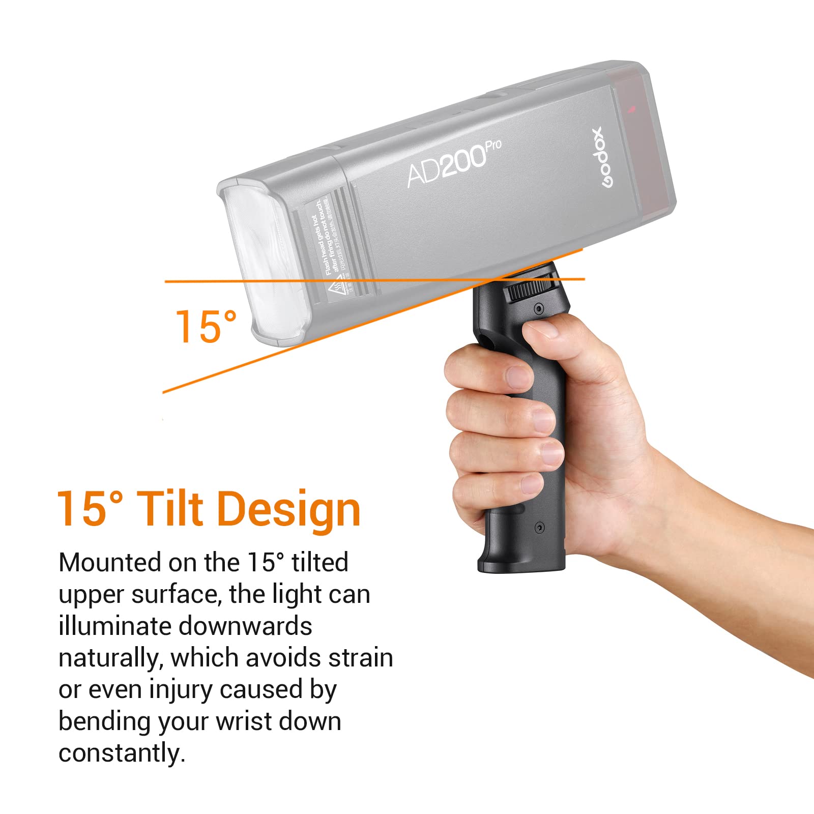 ด้ามจับแฟลช Godox FG-100 แบบพก - Photography Lighting Kit Godox บทวิจารณ์และราคา