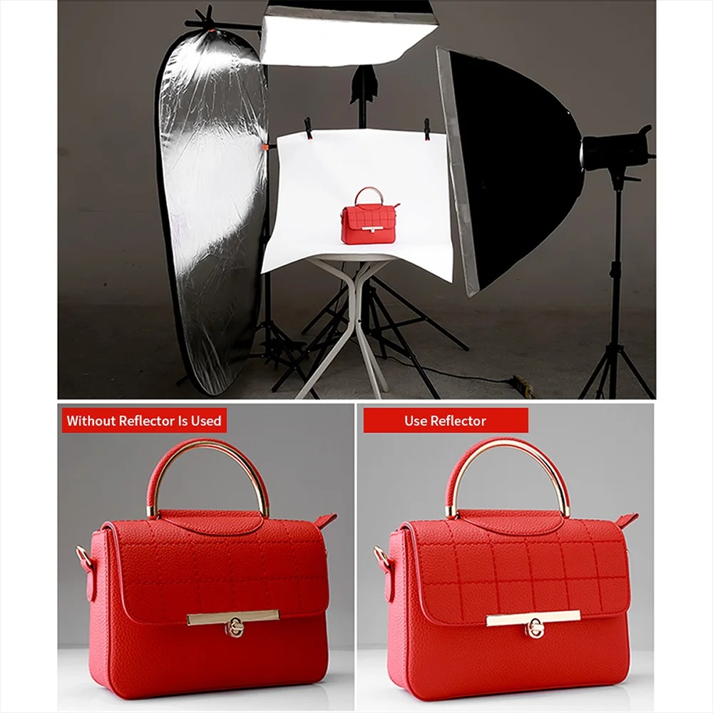 แผ่นสะท้อนแสงแบบพับได้ 5-in-1  - Photography Lighting For Outdoors บทวิจารณ์และราคา