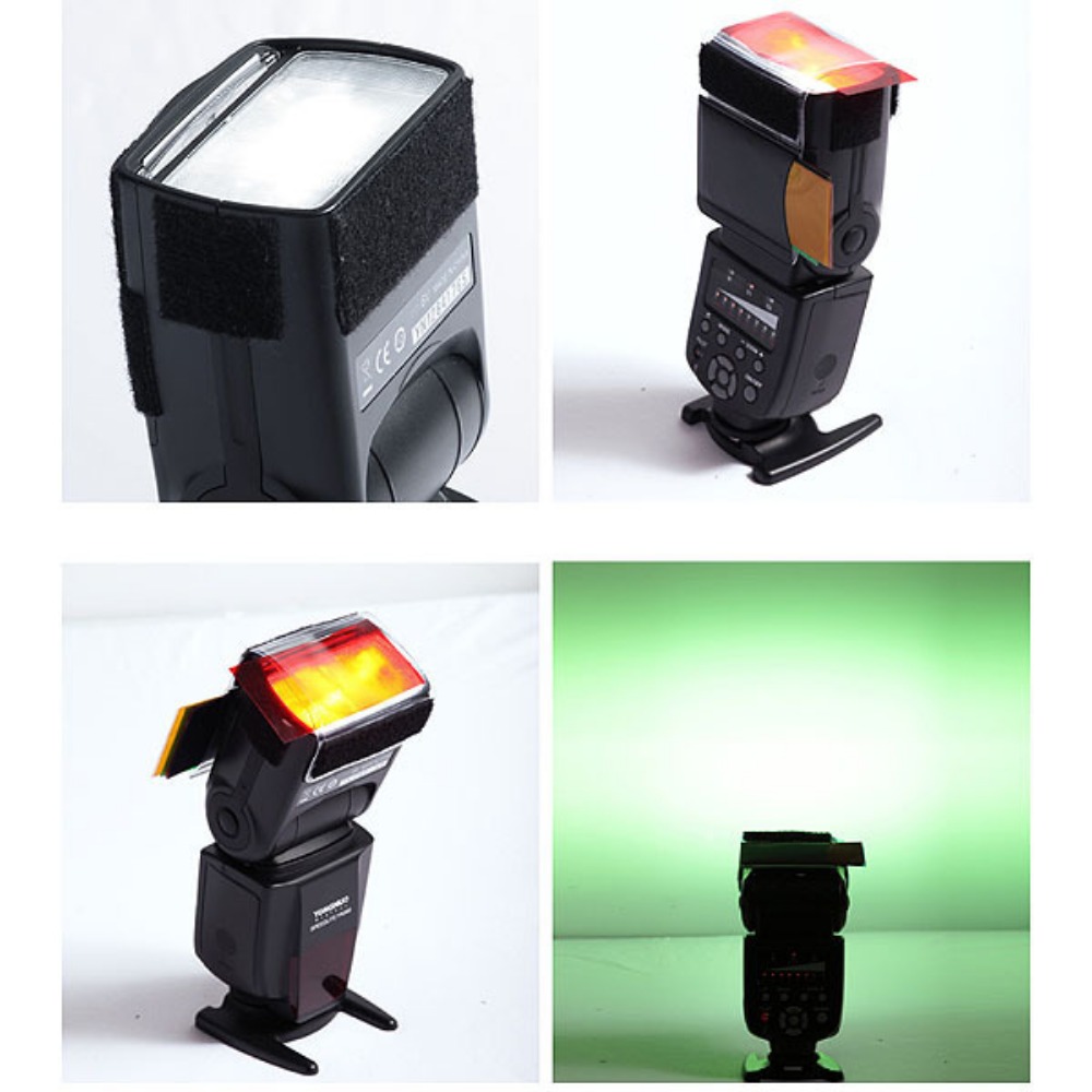 ชุดฟิลเตอร์เจลสำหรับแฟลชกล้อง  - Photography Lighting Kit บทวิจารณ์และราคา