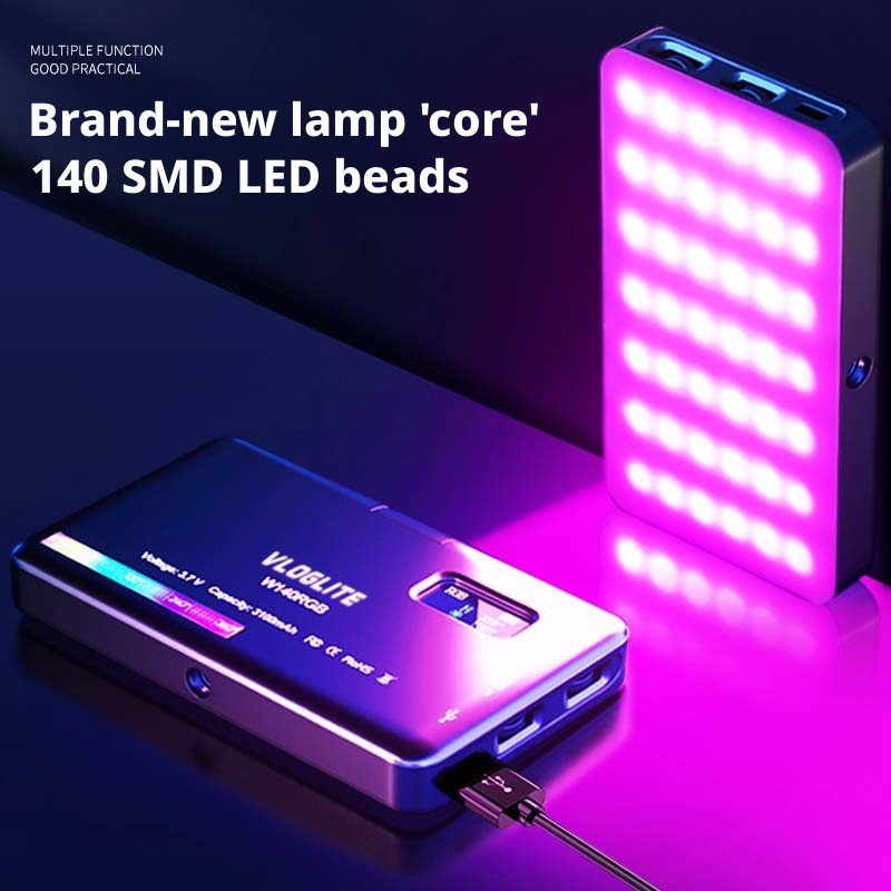 ไฟเติม RGB แบบพกพาสำหรับมือถือ - Photography Lighting Portable บทวิจารณ์และราคา