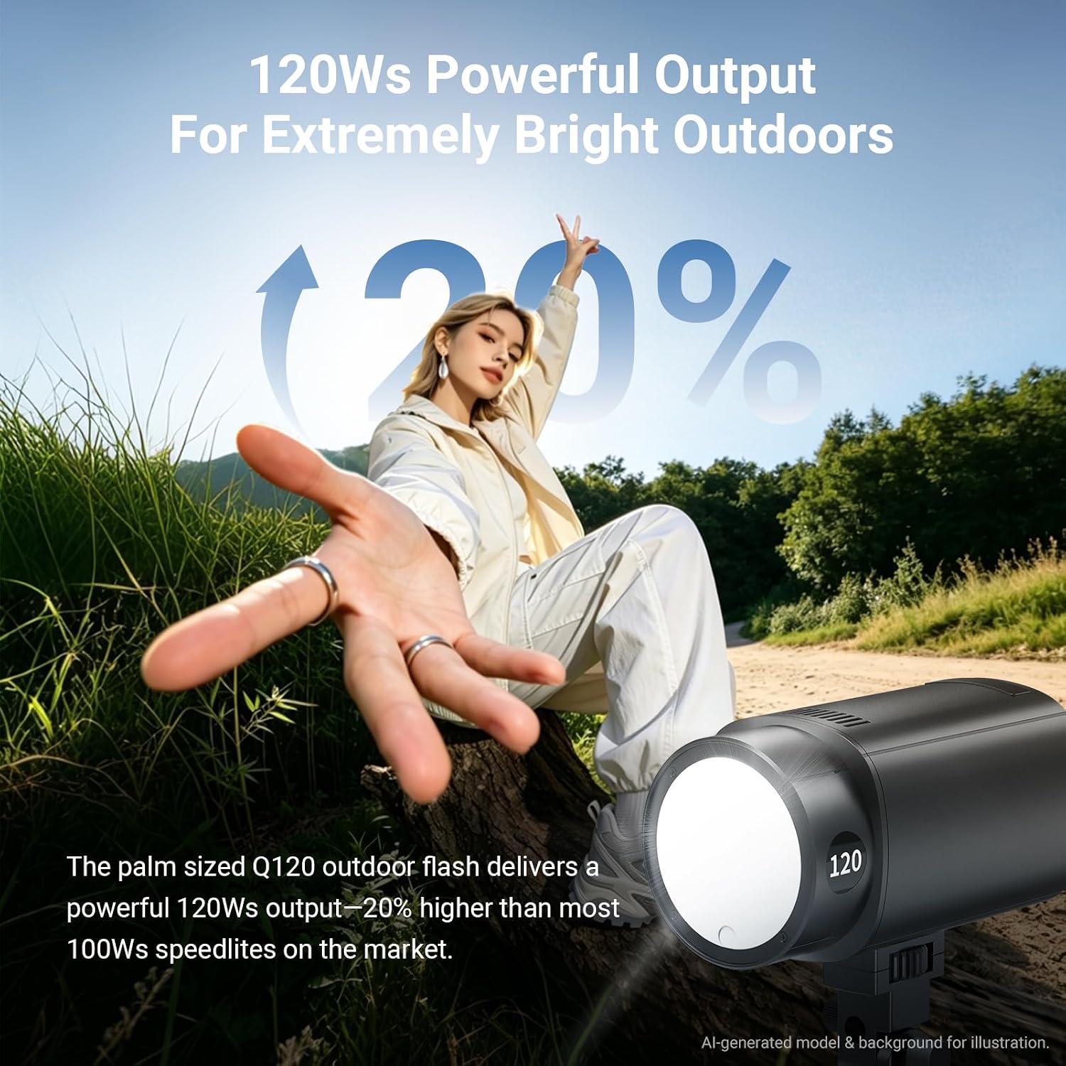 NEEWER Q120 120Ws 2.4G TTL แฟล - Portable Strobe Monolight บทวิจารณ์และราคา