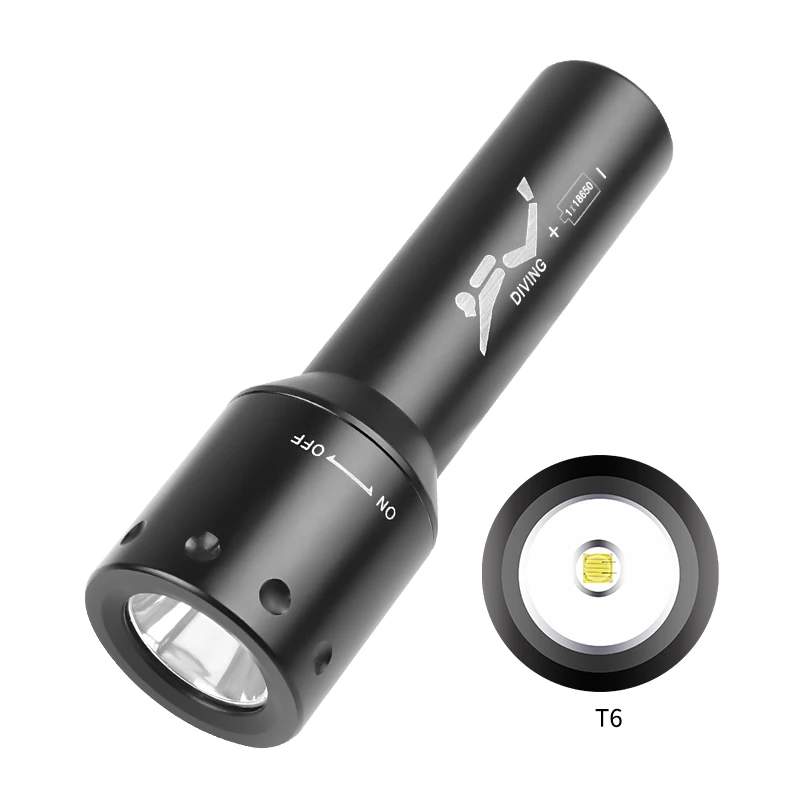 ไฟฉายดำน้ำ LED รุ่นใหม่ T6 ระย - Lighting In Photography บทวิจารณ์และราคา