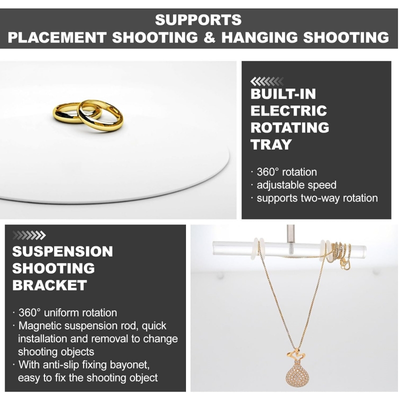 ชุดกล่องไฟถ่ายภาพเครื่องประดับ - Photography Lighting Kit บทวิจารณ์และราคา