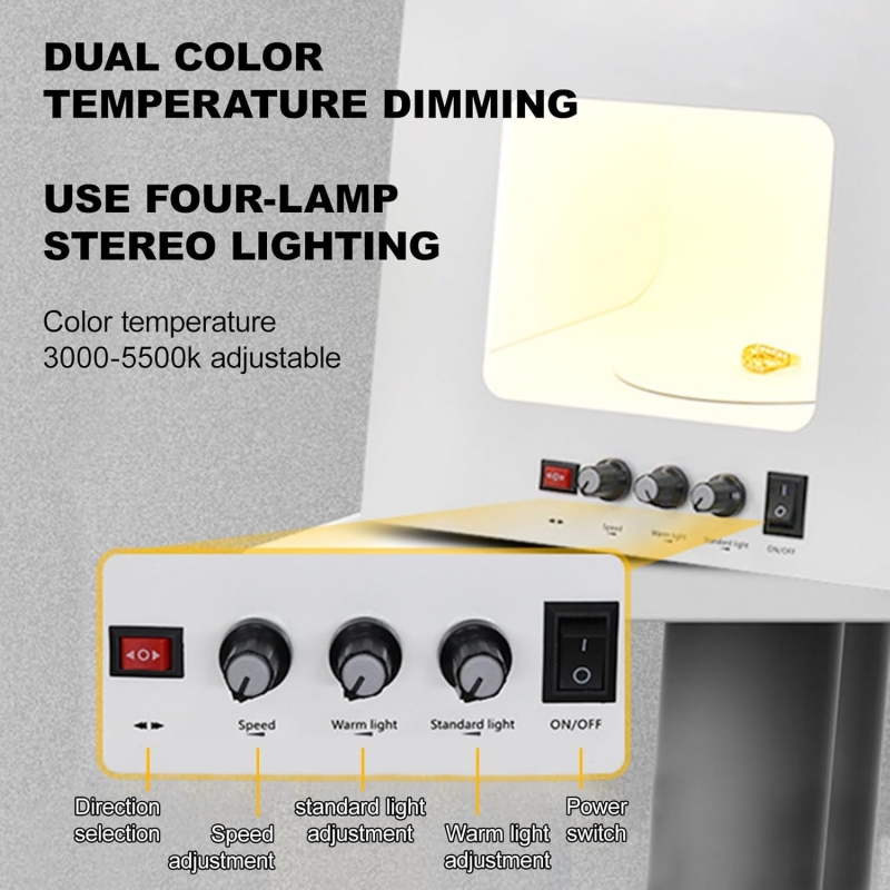 ชุดกล่องไฟถ่ายภาพเครื่องประดับ - Photography Lighting Kit บทวิจารณ์และราคา