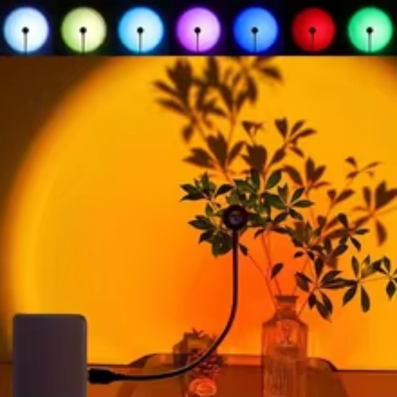 โคมไฟฉายภาพพระอาทิตย์ตก ไฟสร้า - Photography Lighting Wall บทวิจารณ์และราคา
