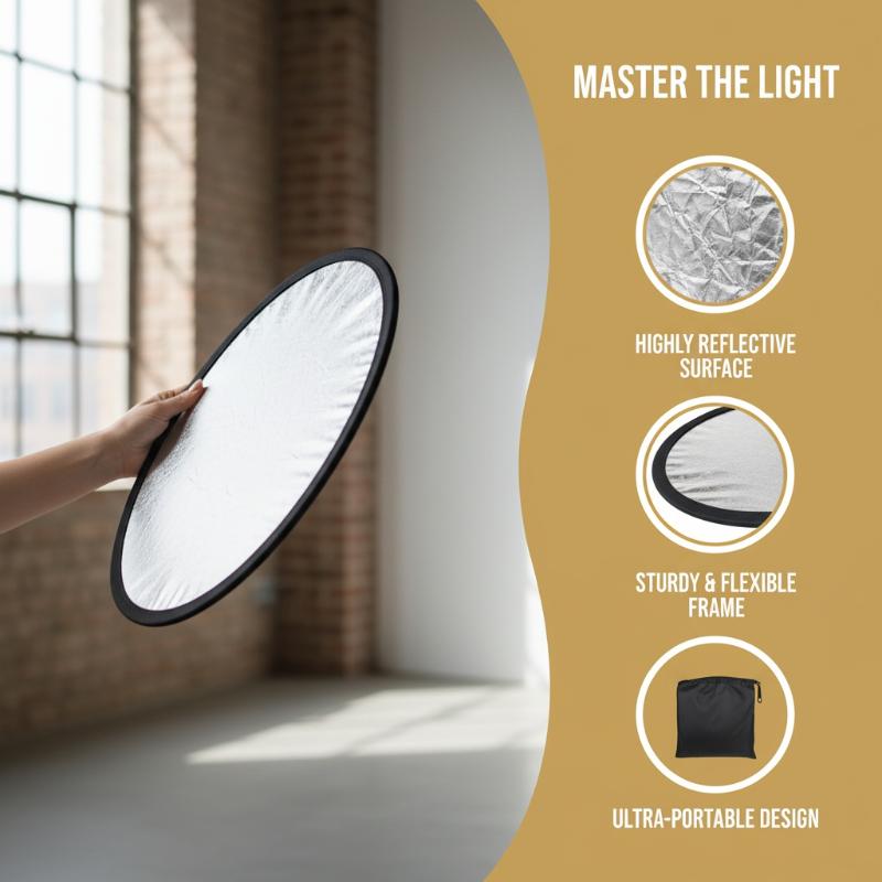 แผ่นสะท้อนแสงแบบพับได้ 5 in 1  - Photography Lighting For Outdoors บทวิจารณ์และราคา