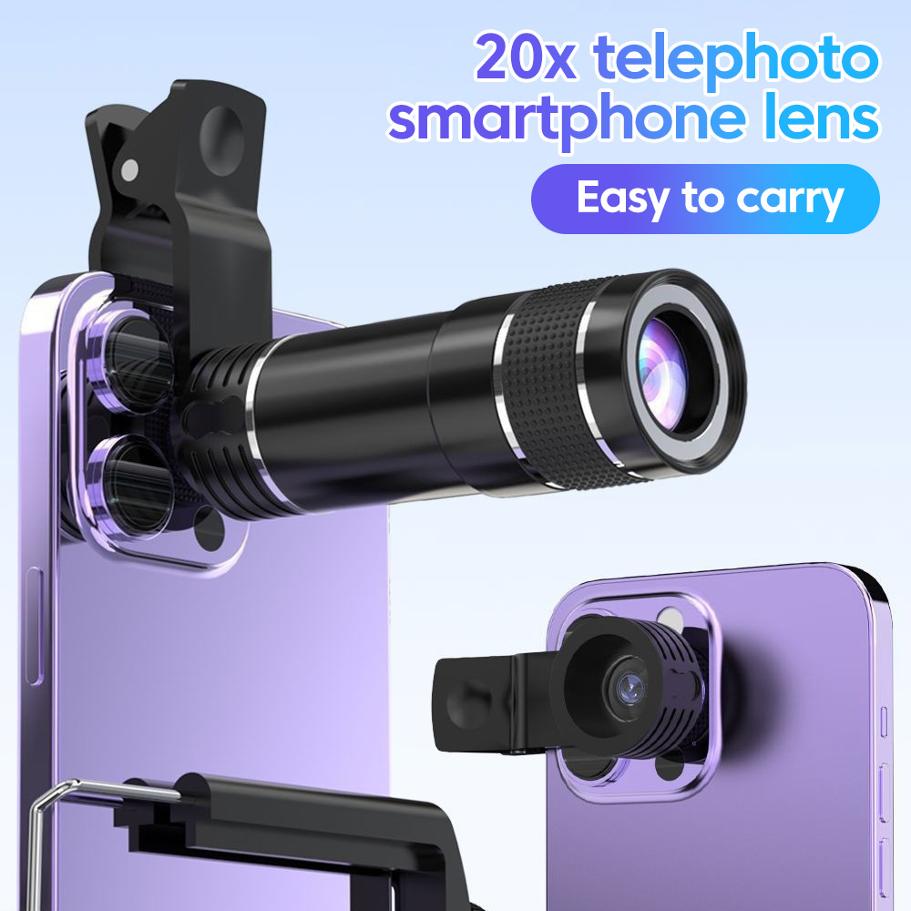 เลนส์โทรศัพท์เทเลโฟโต้ 20x แบบ - Photography Lighting Definition บทวิจารณ์และราคา